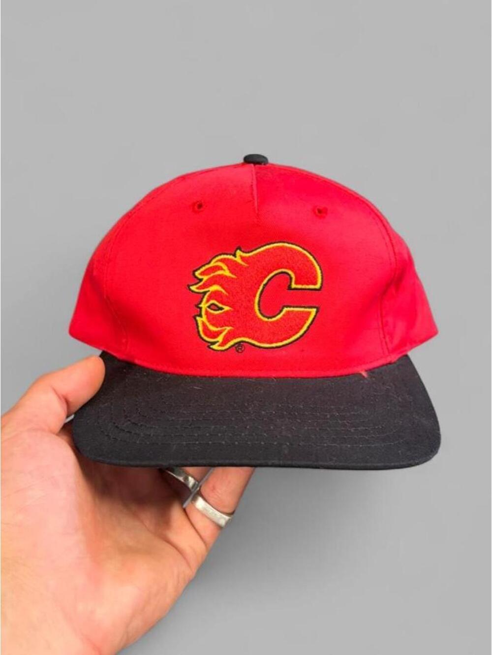 90s Calgary Flames NHL Hat
